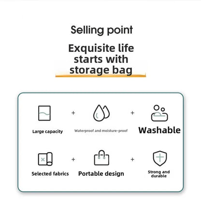 Large Capacity Multifunction Organizer Tote Bag for Clothes And Blankets Toy Storage Home Organization