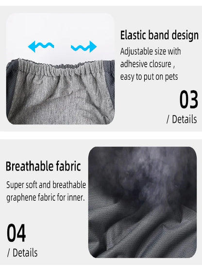 Washable Male Dog Diaper Reusable Pet Physiological Sanitary Pants Nappy Belly Band Wrap Hight Absorbent Leak Proof Diapers