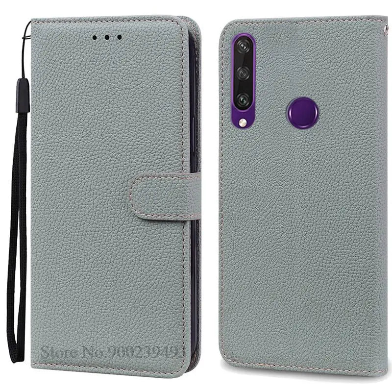 For Huawei Y6P Case Leather Wallet Flip Case For Huawei Y6p Case MED-LX9N Soft Full Cover Coque Fundas for Huawei Y6P Case