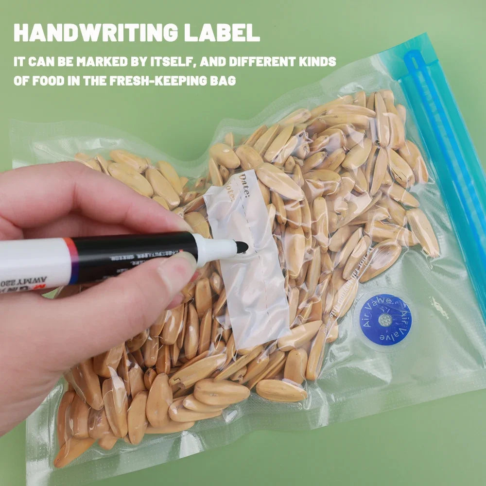 Vacuum Sealed Food Bags Food Storage Bag with Sealing Pump Household Food Sealer Air Valve Bag Food Storage Bag