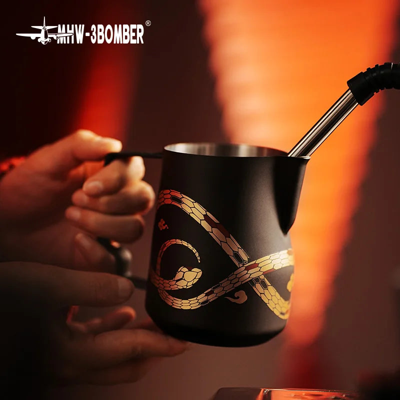 MHW-3BOMBER Coffee Milk Frothing Jug Latte Art Cup Stainless Steel Milk Frother Pitcher Jug Espresso Coffee Accessories