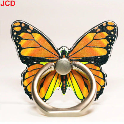 JCD 1pc Luxury Universal Beautiful Butterfly Mobile Phone Handle Holder Suitable Mobile Phone Ring Holder Mobile Phone Holder