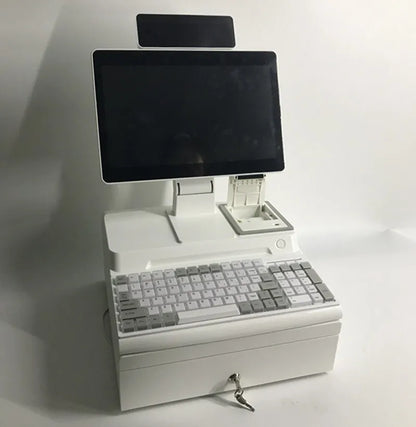 14.1 inch touch screen, cash box, keyboard, whole package POS computer factory POS System cash Register Terminal