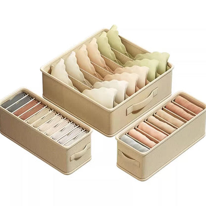 Sports Bra Underwear Organizer Storage Box Panties Socks Storage Boxes Wardrobe Clothes Organizer Cabinet Drawers Separator Box