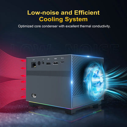 Portable Projector Wifi Bluetooth Led Smart Voice Remote Control Digital Projector Full HD 1080P Projector 4k Game Projectors