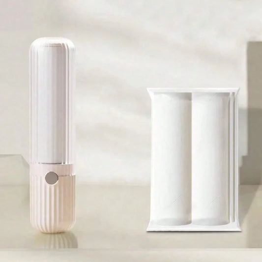 1Pc Portable Lint Roller Strong Sticky Refillable Lint Roller Lint Roller Replacement Head Suitable For Clothes Bedding Pet Hair