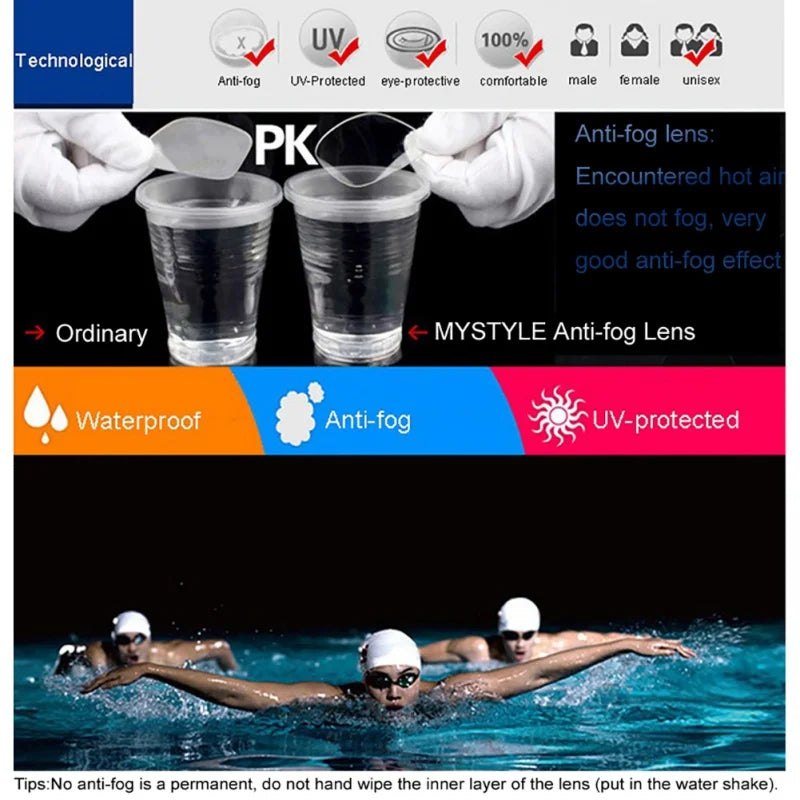 Summer Swimming Glasses Arena Swimming Colorful Racing Game Swimming Anti-fog Glasses