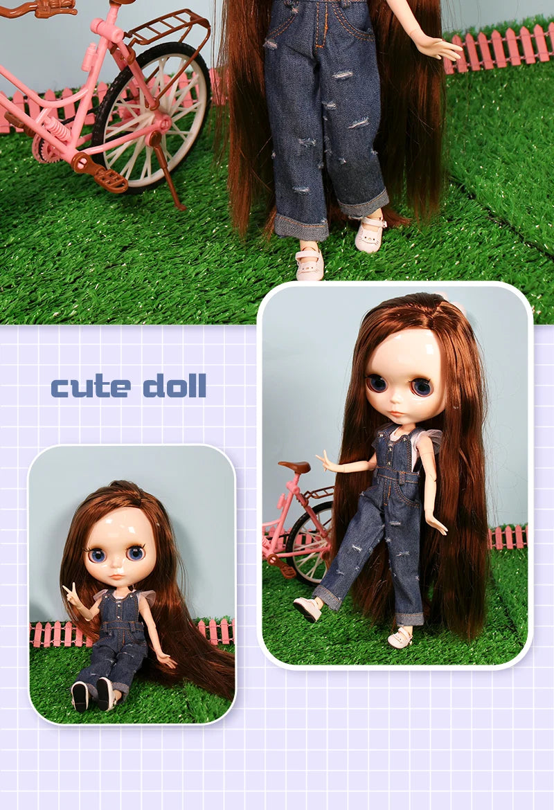 ICY DBS Blyth doll Joint Body 30CM BJD  Clothes Shoes Hand Set Fashion Dolls girl gift