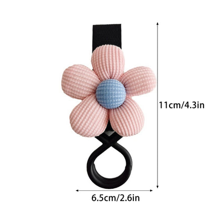 Baby Stroller Hook Sweet Flower Children Cart Umbrella Hanging Bag Storage Loop Hook Infant Supplies Storage Accessories