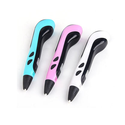 New 3D Pen for Children Kids Creative Diy 3D Printing Pens PLA Filament Portable Child's Birthday Gift with Christmas