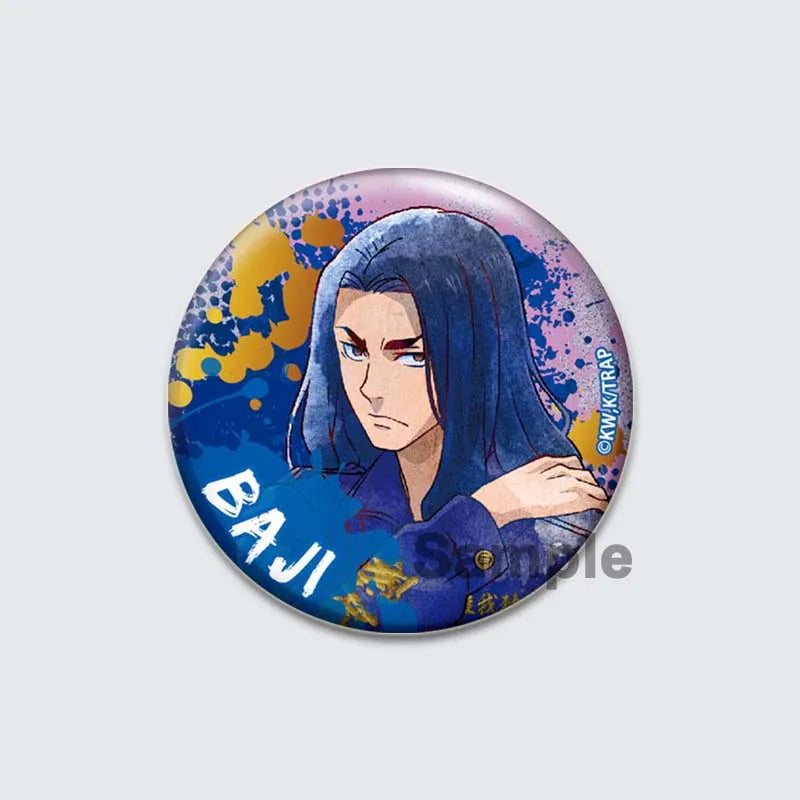 Fashion Accessories Anime Tokyo Revengers Brooches Backpack Clothes Accessories Decor Lapel Pin Badge for Fan's Collection Gifts