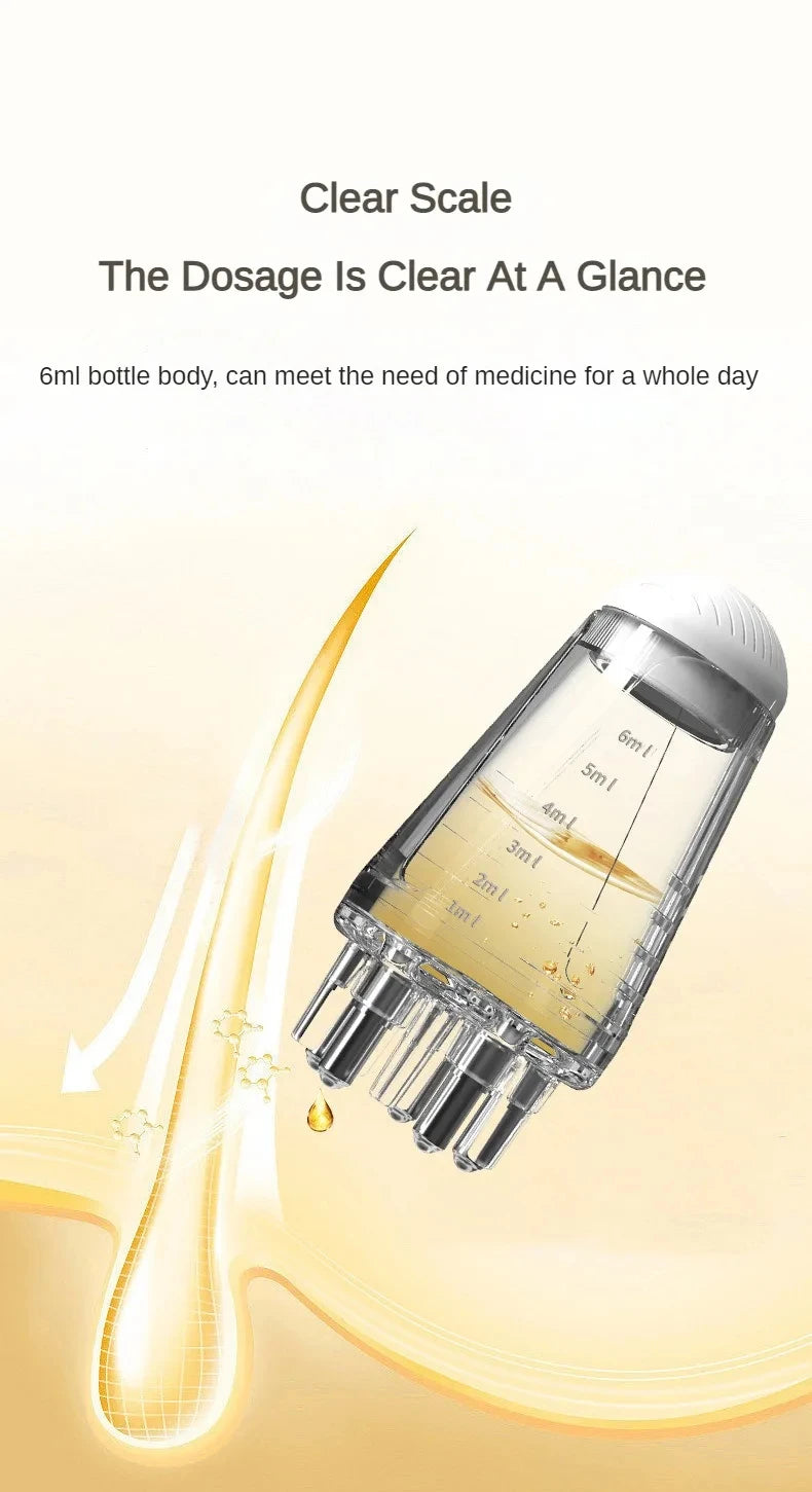 Scalp Applicator Liquid Comb Mini Scalp Massage Brush Hair Oil Applicator Bottle Liquid Guiding Combs Massager Hair Care Tools