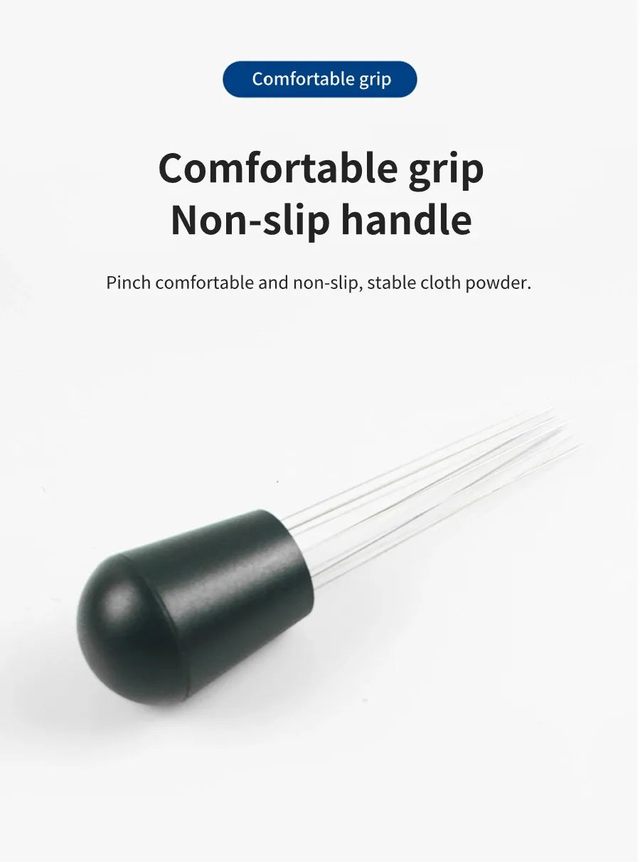 Espresso Coffee Stirring Tool, Coffee Powder Stirrer, Needle Distributor, Wood Handle, Barista Hand Distribution Tool