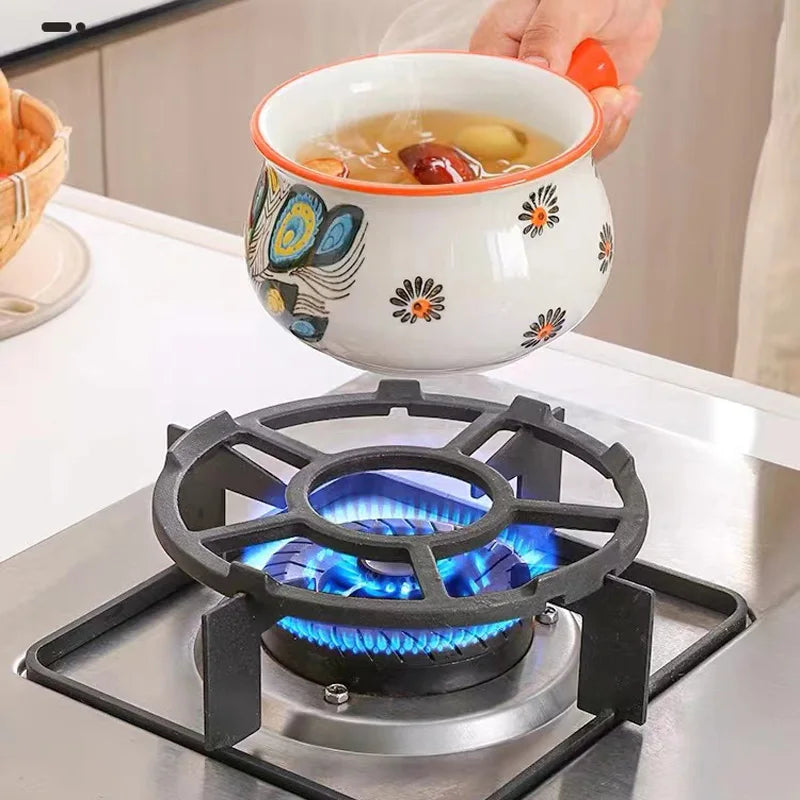 Iron Cookware Stove Top Heat Diffsuser Iron Gas Stove Cooker Ring Reducer For Coffee Maker Shelf Cast Iron Practical Accessories