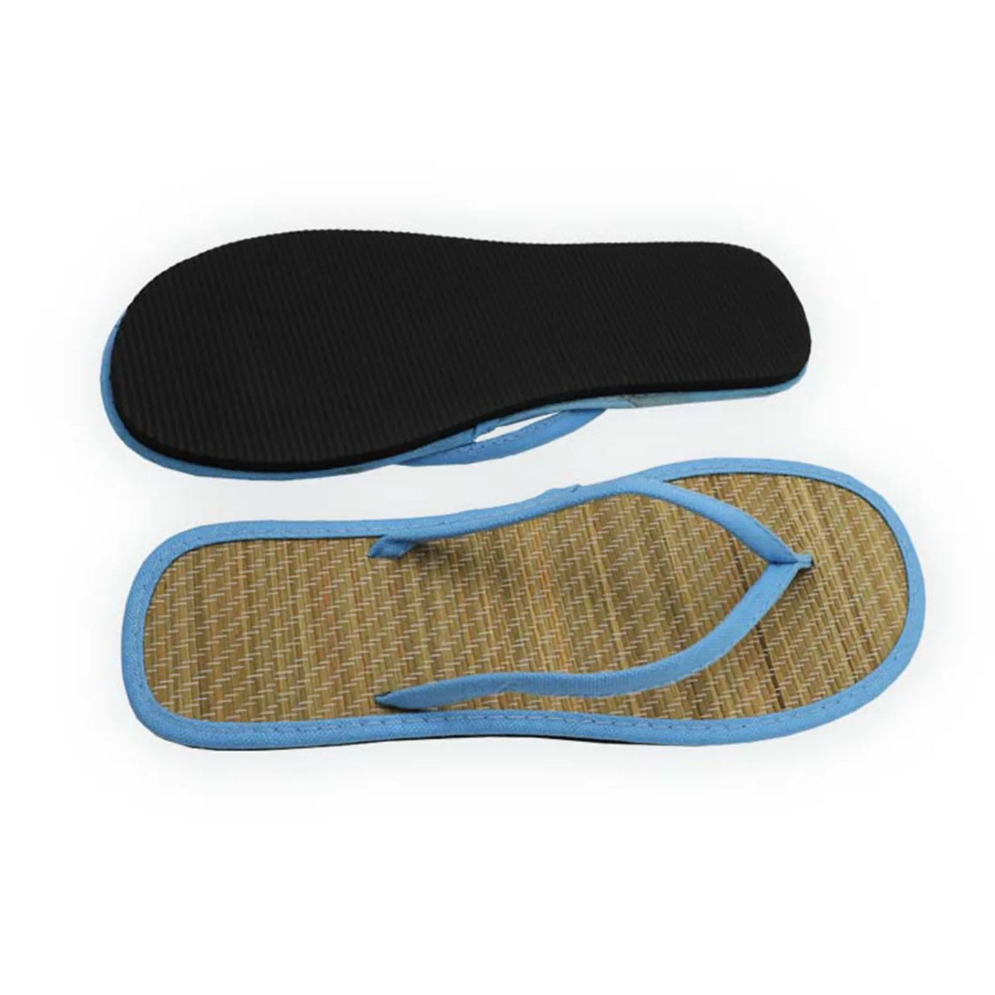 Women Flat Flip-flops Slippers Comfortable Non-slip Sandals Bamboo Rattan Flip Flop Home Bathroom Fashion Slippers Zapatos 2022
