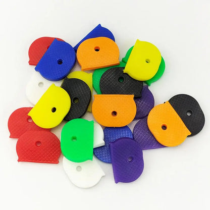 Key Identification Accessories Colorful Key Covers 32-pack Colorful Plastic Key Covers House Key Soft Rubber Key Toppers