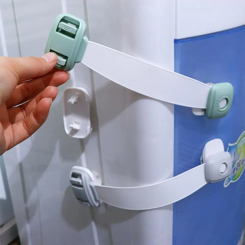 ABS Children Closet Cabinet Drawer Box Wardrobe Fridge Child Safety Lock Protection Baby Cabinet Lock Anti-Clip Hand
