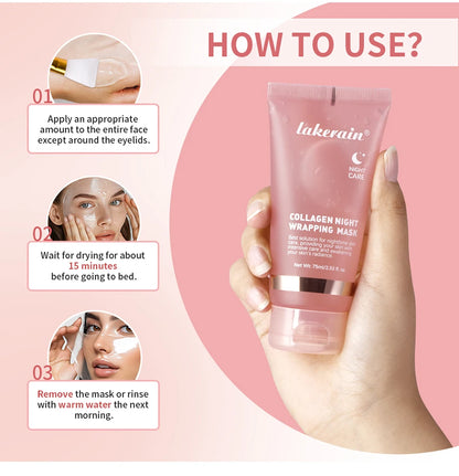 Skincare Koreans Originales Deep Collagen Mask Peel Off Mask Facial mask soluble collagen hydration tightening Night cream skin