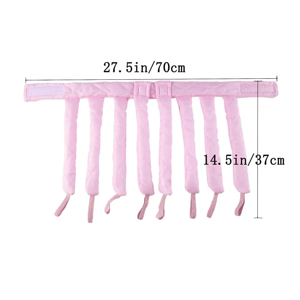 Heatless Hair Curler No Heat Hair Rollers Lazy Curling Rod Headband Silk Ribbon Curls Soft Curlers Foam Roller Curly Girl Method