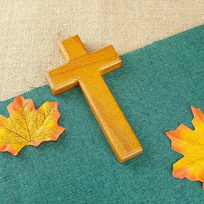 HT Christian Church Religious Wooden Cross Church Decoration Two Size Holding Cross Religion Gift Pastor Bishop Religion Ritual