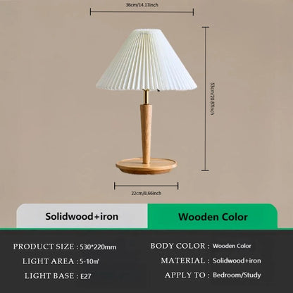 Bedroom bedside lamp, InS-style homestay retro decorative lamp, internet-famous red light, simple study