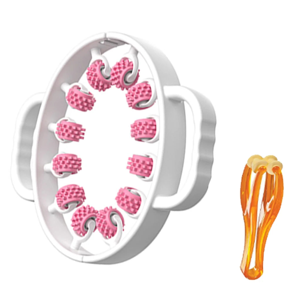 2PCS Foam Roller-Cellulite Massager Roller,Cellulite Remover Muscle Massage Roller for Body,Deep Massage Tool for Relieve Muscle