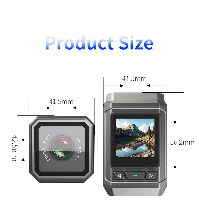 4K Ultra HD WiFi Camera/Mini Outdoor Sports Camera/Motorcycle Camera/Bicycle Riding Camera/Wearable Helmet Camera