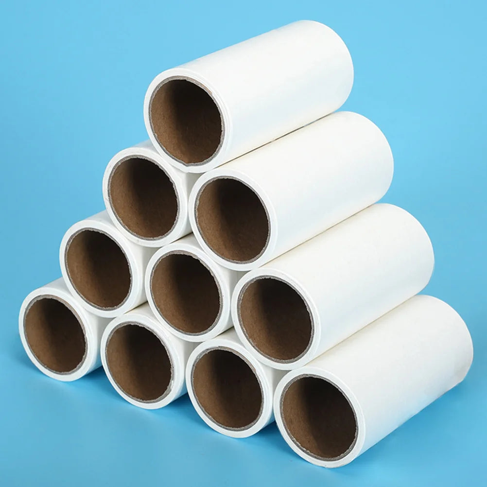 5 Pcs Lint Roller Accessory Sticky Paper Cleaning Tape for Remover Rollers Tearable