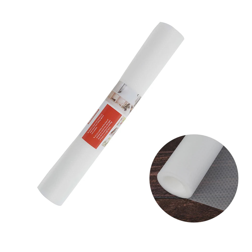 Shelf Liner Non-Slip Cupboard Cabinet Pad Transparent EVA Drawer Mat Fridge Roll Kitchen Bedroom Computer Desk Protection Mat