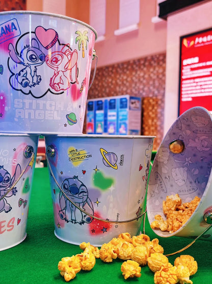 In Stock Stitch Peripheral Water Cup-Shaped Cups Straw Cup-Shaped Buckets Popcorn Buckets Desktop Decoration Children Gift