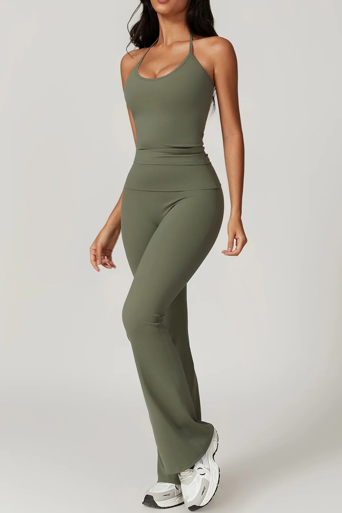 Yoga Pants Women Bell Bottoms High Waist Sport Flare Pants Gym Fitness Leggings Women Female Legging Tummy Control Running Tight