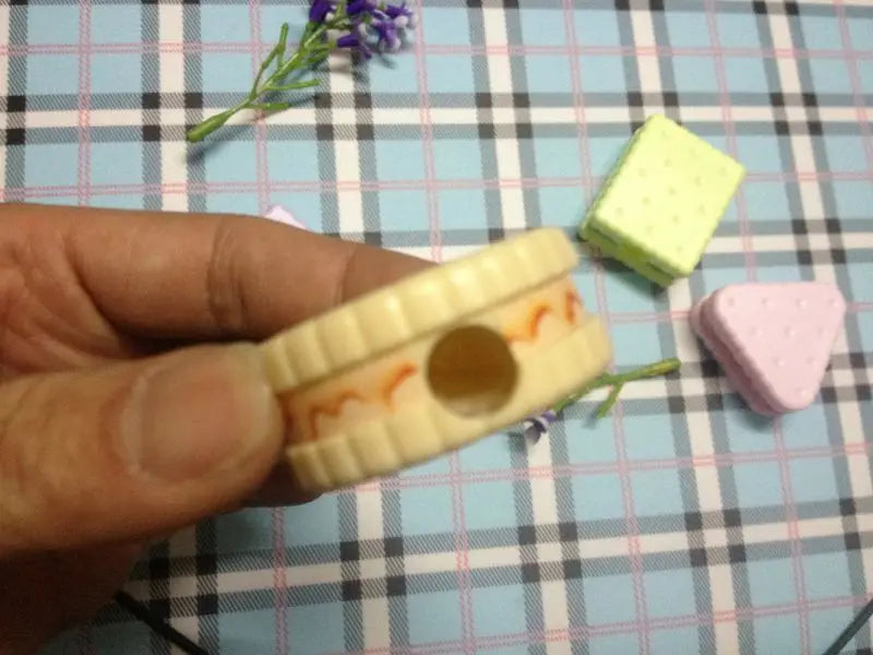 Lytwtw's Stationery  School Office Supplies Cute Cookie Sharpener For Pencil Creative Item back to school Lovely