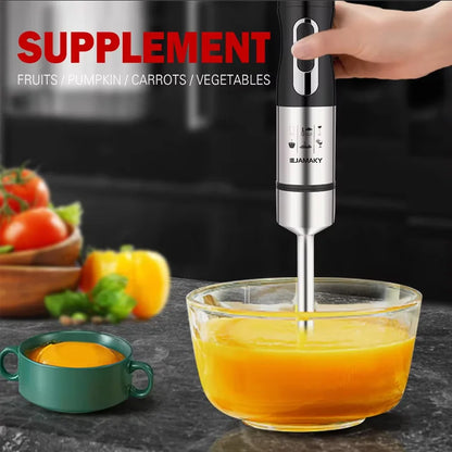 2000W High-power Handheld Blender Household Multi-functional Portable Blender Baby Food Processor Meat Grinder Food Processor