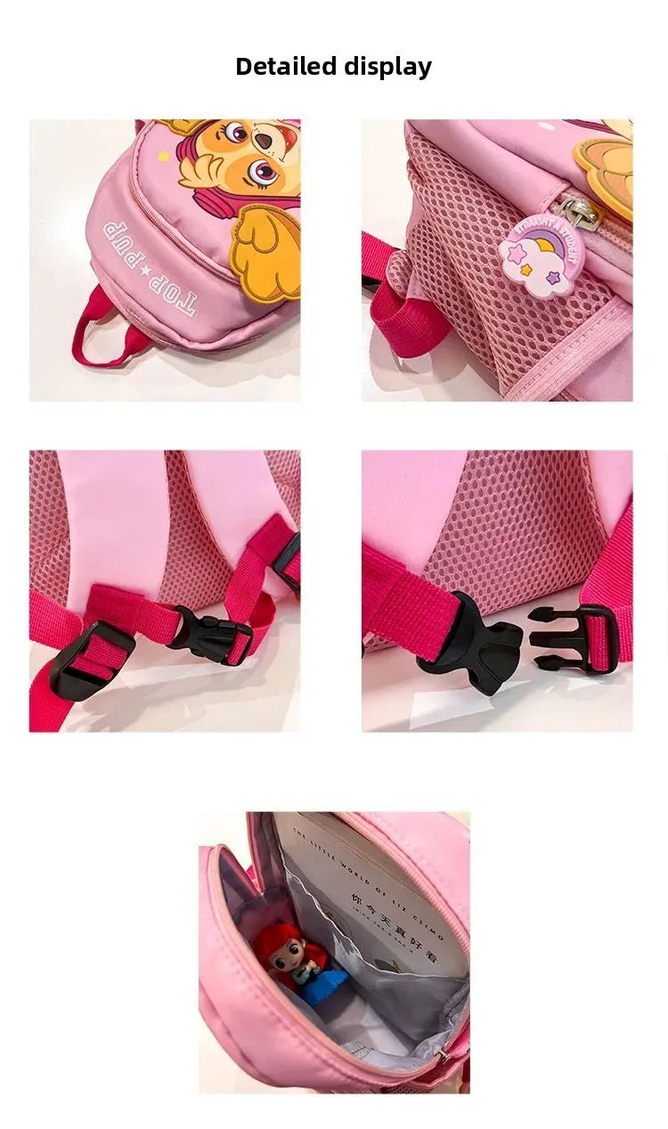 PAW Team Cute Cartoon School Bags Kids Boys Girls School Bags Children's Gifts Kindergarten School Bags School Season