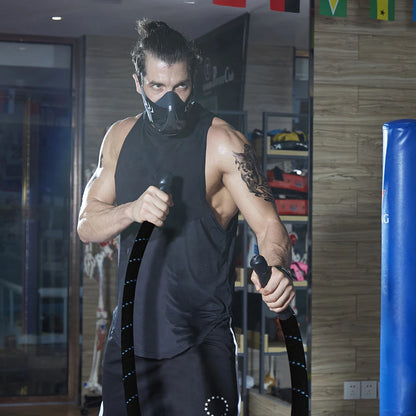 Battle Rope 38MM*3M 9M 12M 15M Length Fitness Polyester Heavy Jump Skip for Home Gym Body Workout Core Strength Training Muscle