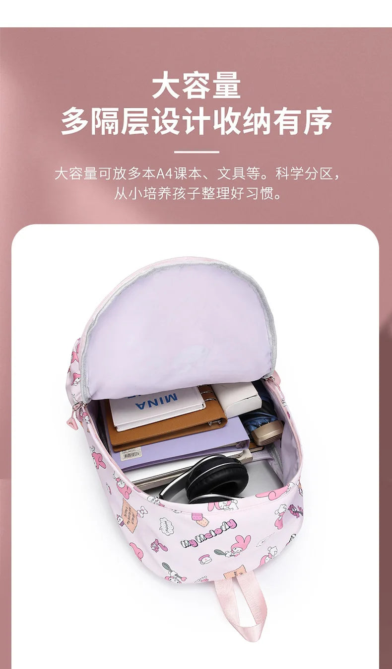 New style trendy student schoolbag cartoon print cute large capacity backpack fashionable middle school student backpack