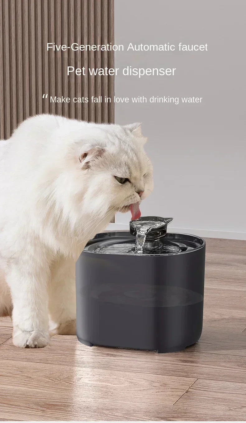 Pet Cat Water Dispenser Automatic Circulation Filter Electric Silent Pump USB Cat and Dog Water Dispenser Pet Water Dispenser