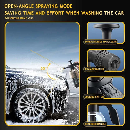 Car wash watering can Pet bath foam watering can for household car 2L spray watering can watering sprayer hand press sprayer