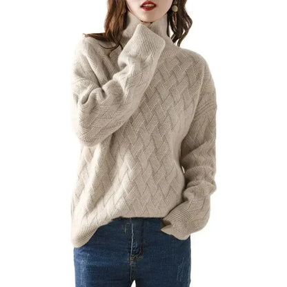 Oversize Thick Sweater S- XLWomen Loose Sweater Winter Casual Chic Cashmere Pullovers Pullover Female Long Sleeve