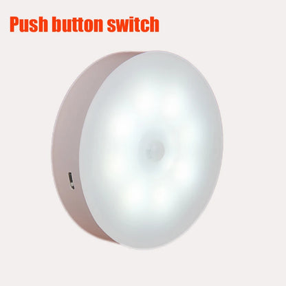 LED night light, motion sensing light, USB charging wireless bedside light, wardrobe light, kitchen corridor wardrobe light, l