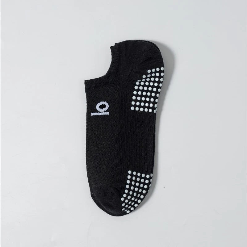 Sports Anti Slip Boat Socks for Women Comfortable and Breathable Cotton Socks Pilates Fitness Indoor Yoga Training Socks