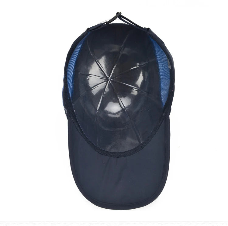 2024 New Men's Quick Drying Baseball Cap Korean Outdoor Sunscreen Visor Women's Athleisure Waterproof Mesh Cap