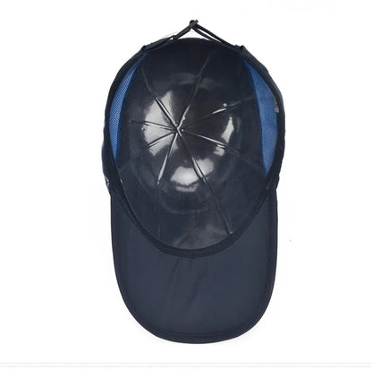 2024 New Men's Quick Drying Baseball Cap Korean Outdoor Sunscreen Visor Women's Athleisure Waterproof Mesh Cap
