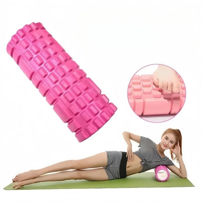 Hollow Yoga Column Foam Three-dimensional Floating Roller for Pilates Yoga Exercise Fitness Relaxation Muscle Massage Stick Club