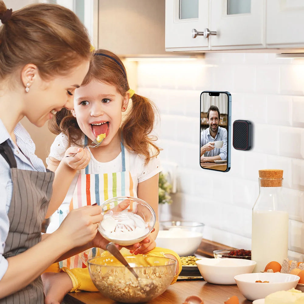 Magnetic Car Phone Mount Rectangle Flat Universal Car Phone Holder for Dashboard Fridge Desk Smartphone Holder Strong Magnets