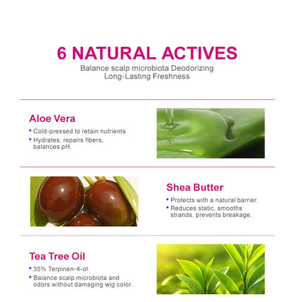 PURC PURC Wig Fragrance Spray Remove Odor Smoothing Shiny Wigs Hair Care 100ml