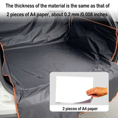 Universal Waterproof SUV Cargo Liner Trunk Seat Cover Anti slip and fouling Removable Washable Car Interior Protection Accessory