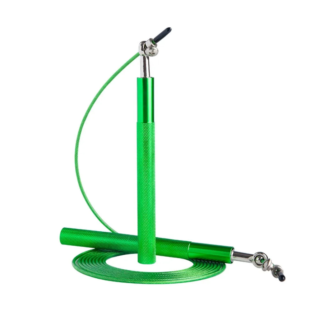 3 Meters Speed Skipping Rope Adjustable 360° Swivel Ball Bearing Boxing Skipping Rope Steel Wire Aluminum Alloy