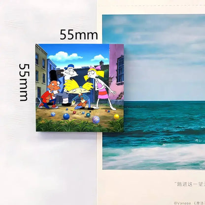 Cartoon H-Hey Arnold Fridge Magnets Fridge Magnets (Suitable for refrigerators/whiteboards/home multi-purpose)