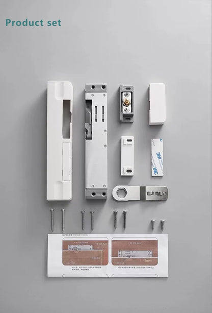 Door Buffer Damper Hydraulic Door Closer Wooden Door External Door Opening Household Silent Automatic Closing Anti-pinching